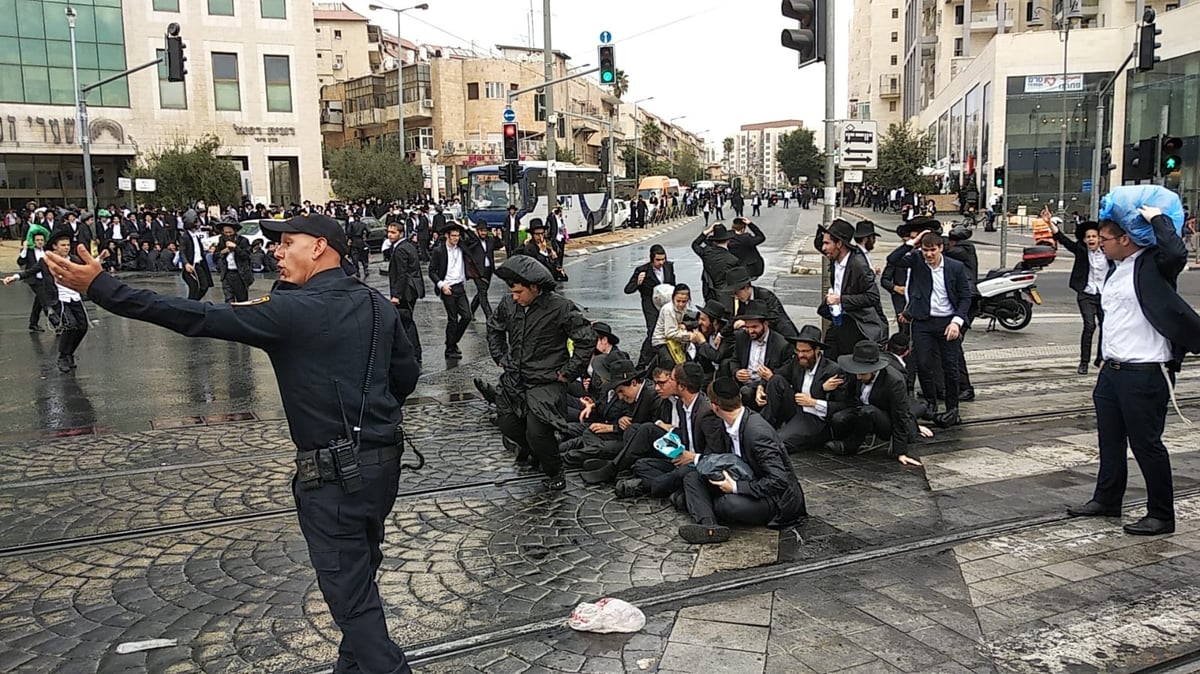 הסתיימה הפגנת 'הפלג' בירושלים; 46 מפגינים - נעצרו