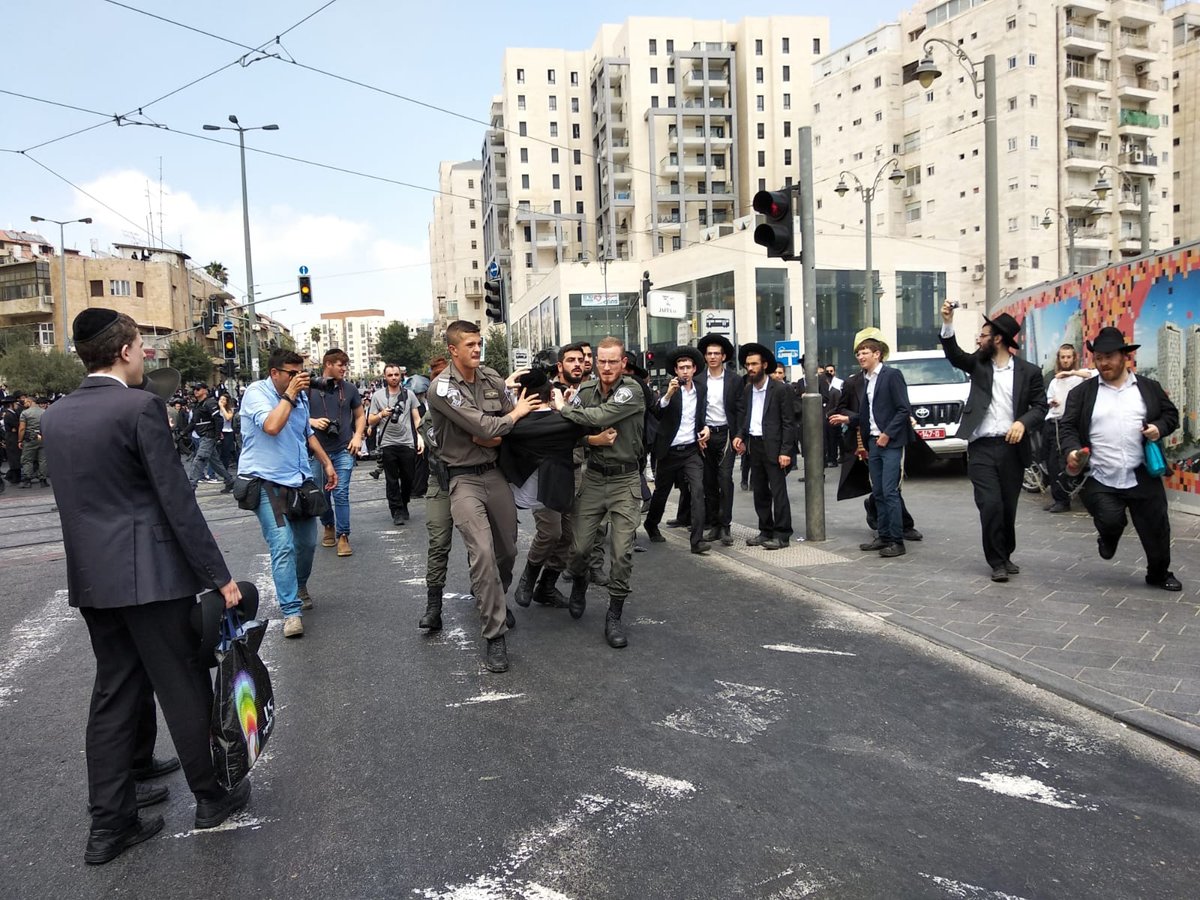 הסתיימה הפגנת 'הפלג' בירושלים; 46 מפגינים - נעצרו