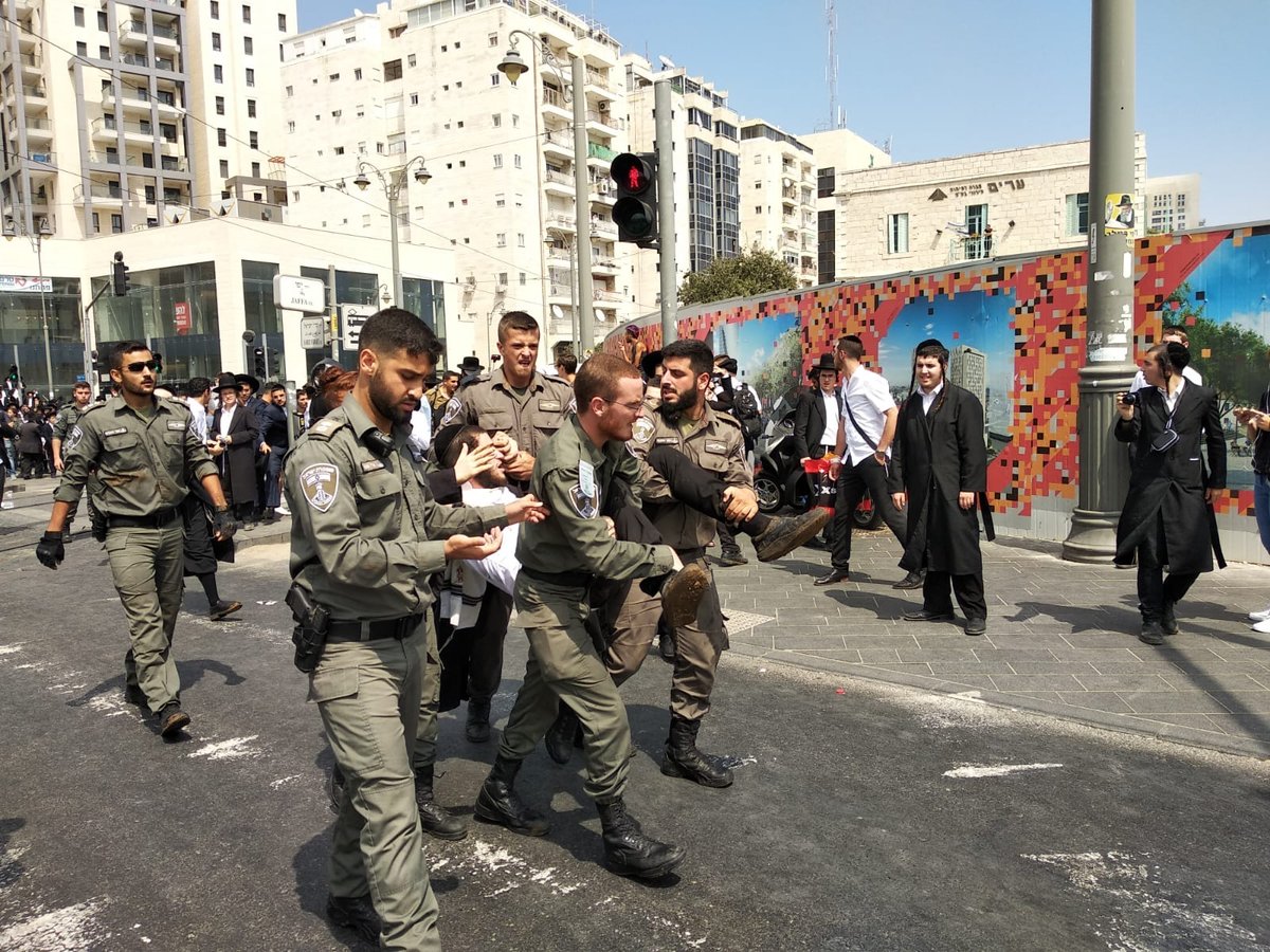 הסתיימה הפגנת 'הפלג' בירושלים; 46 מפגינים - נעצרו