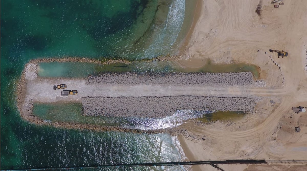 נחשף: כך נראה המכשול הימי בין ישראל לרצועת עזה