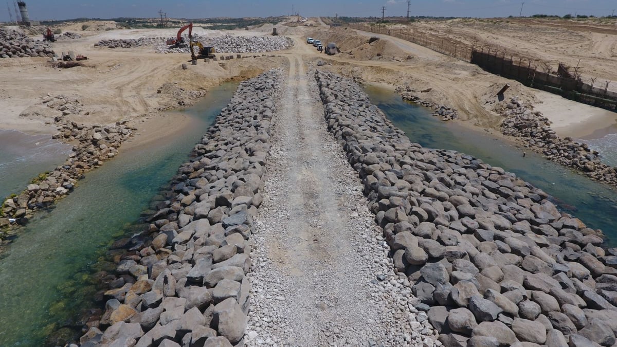 נחשף: כך נראה המכשול הימי בין ישראל לרצועת עזה