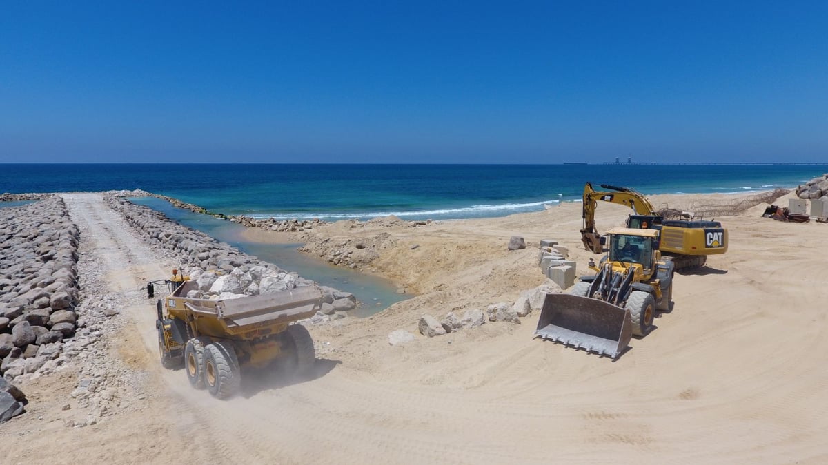 נחשף: כך נראה המכשול הימי בין ישראל לרצועת עזה