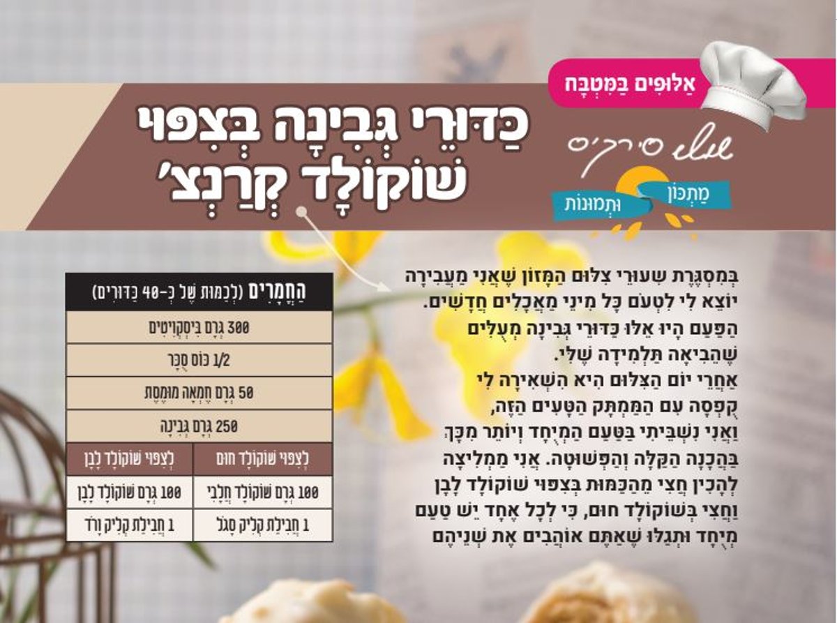 מדור אלופים במטבח. מתוך עיתון "קומיקס"