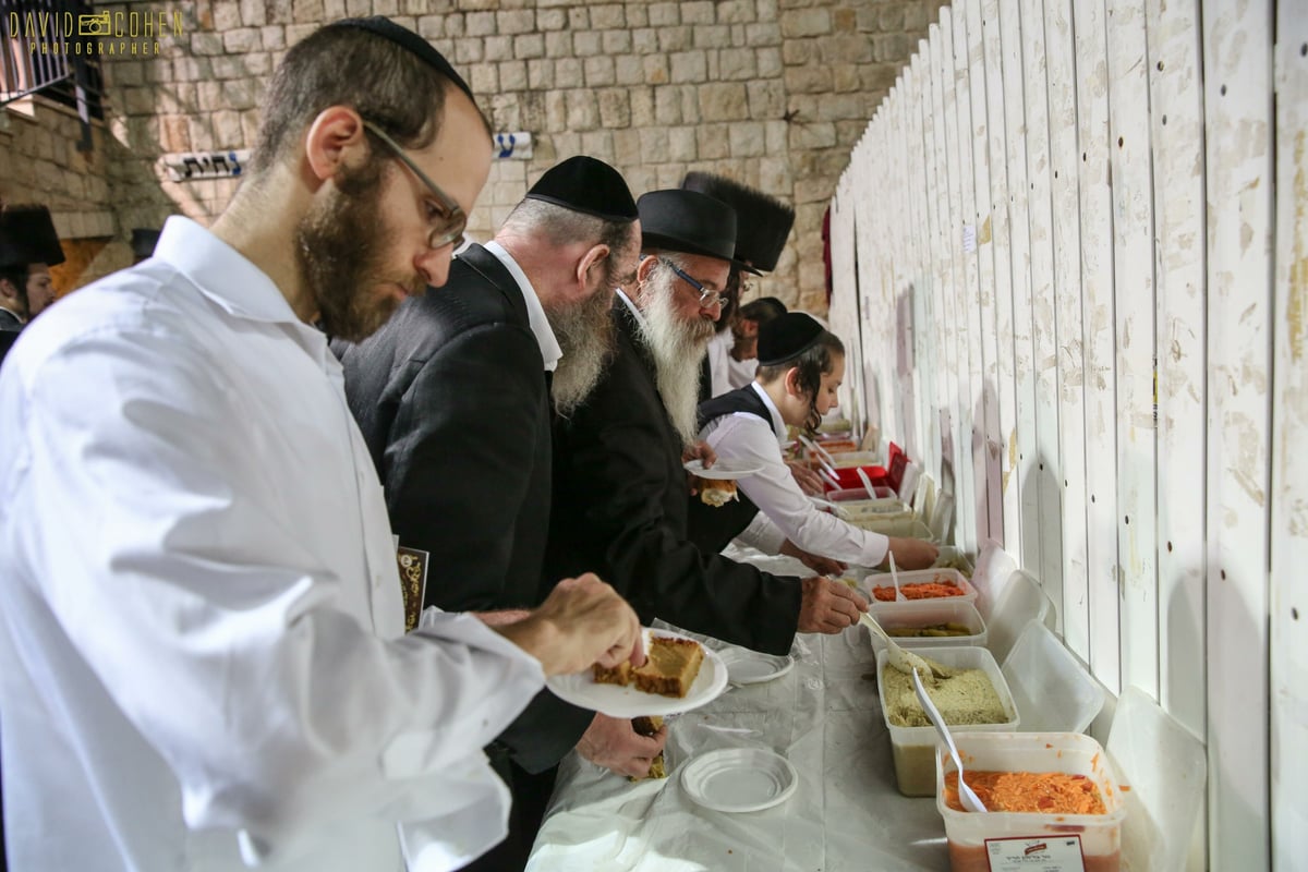 צפו: בני הישיבות חגגו בציון הרשב"י במירון