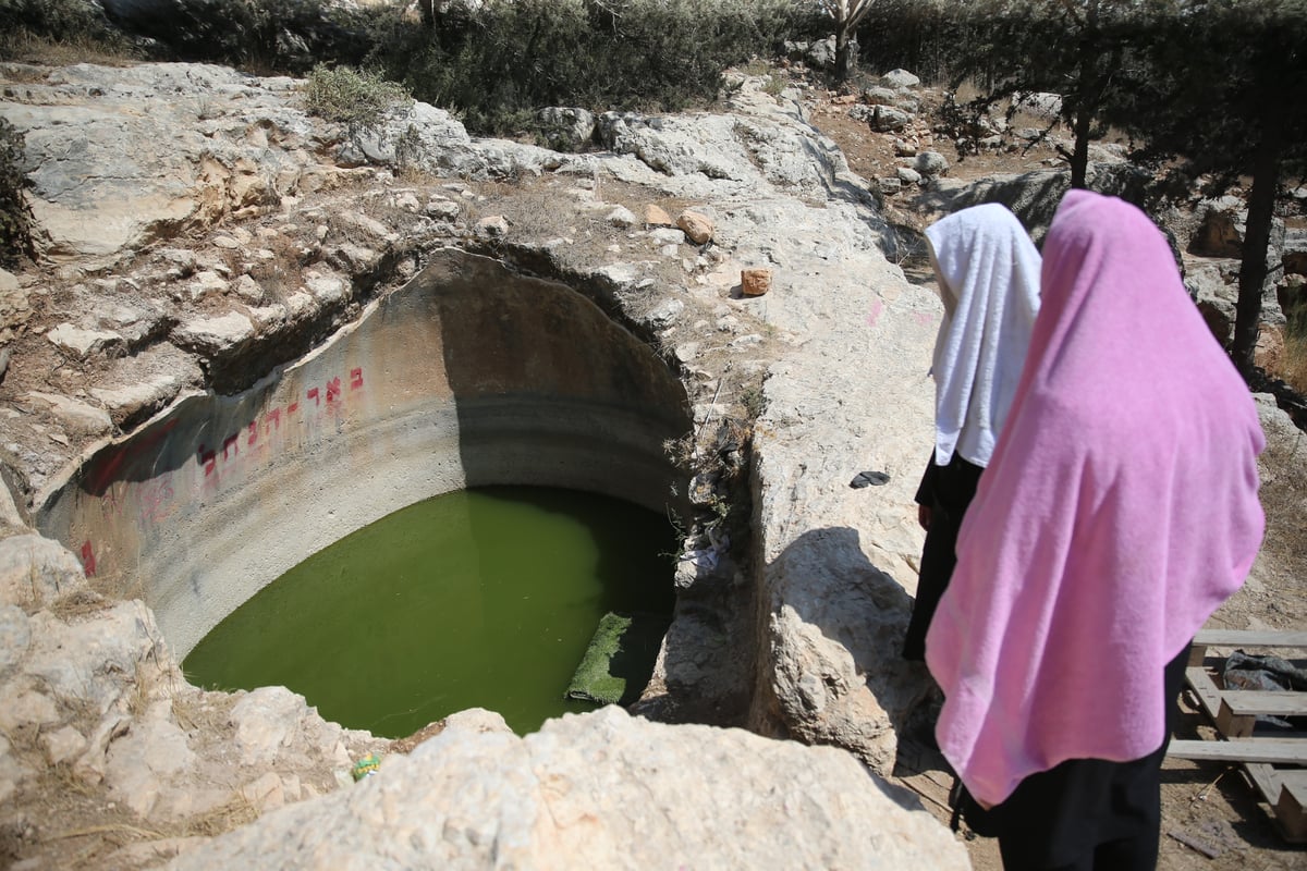 המקווה שהנערים ארגנו לעצמם ליד ה'רכס'