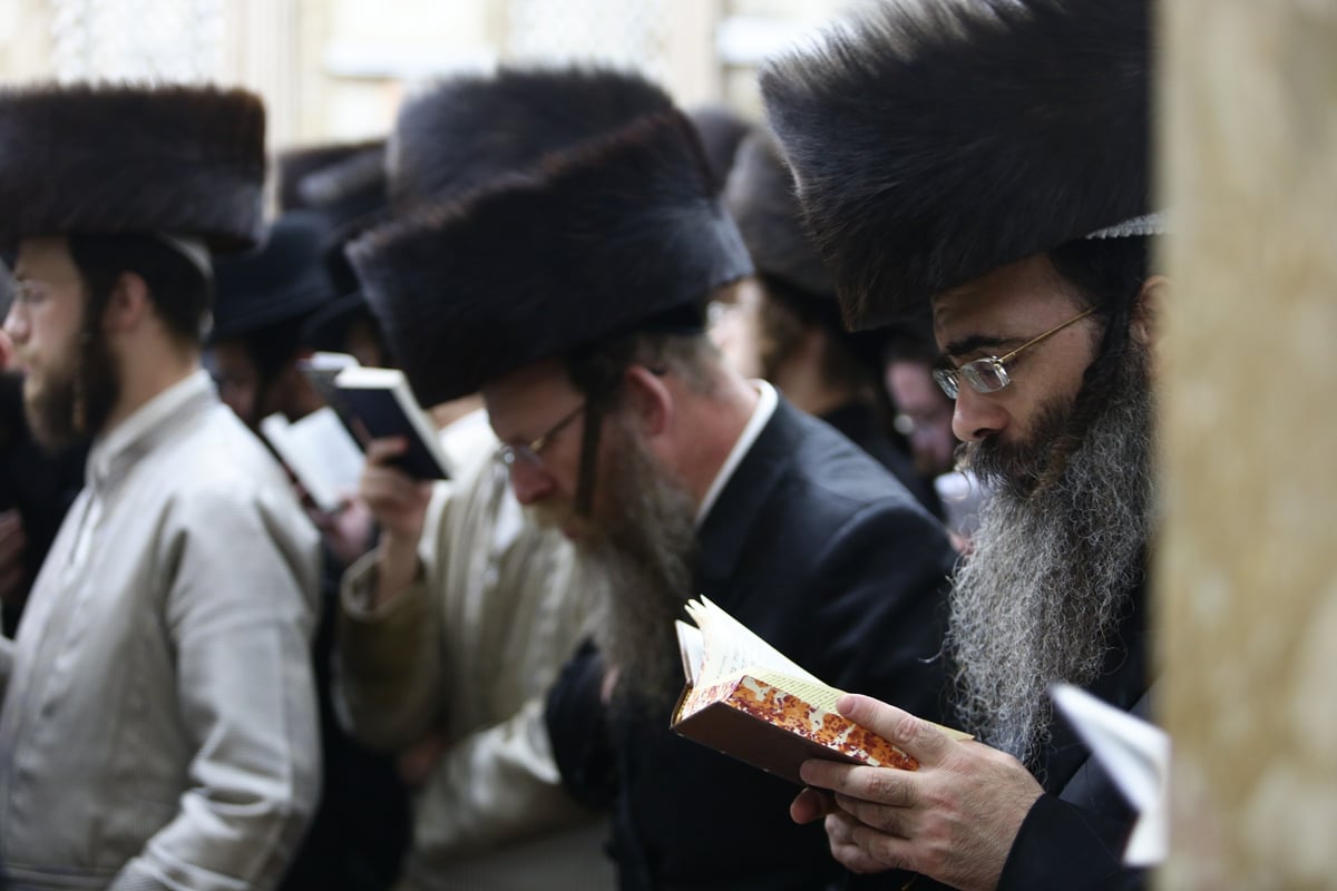 הסליחות הראשונות בחצר הקודש פינסק קרלין • גלריה