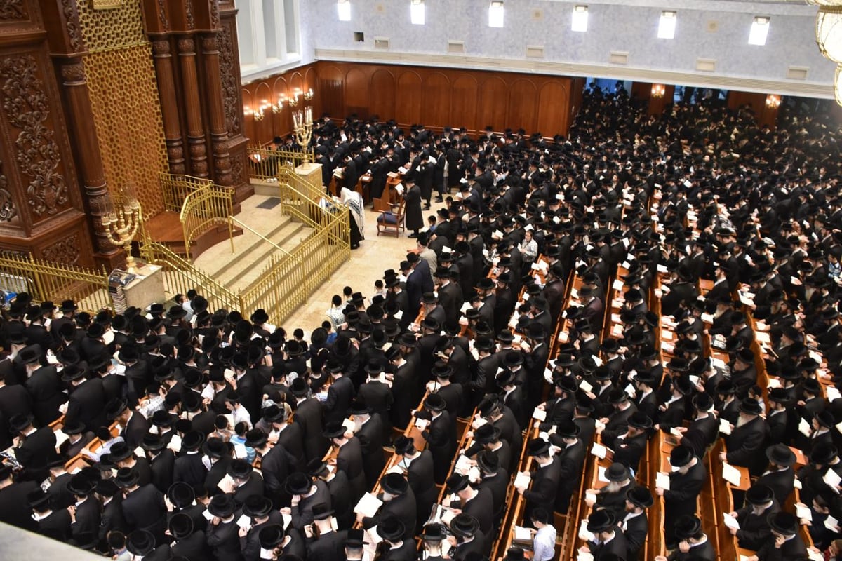 א' דסליחות בחצר הקודש בעלזא • תיעוד