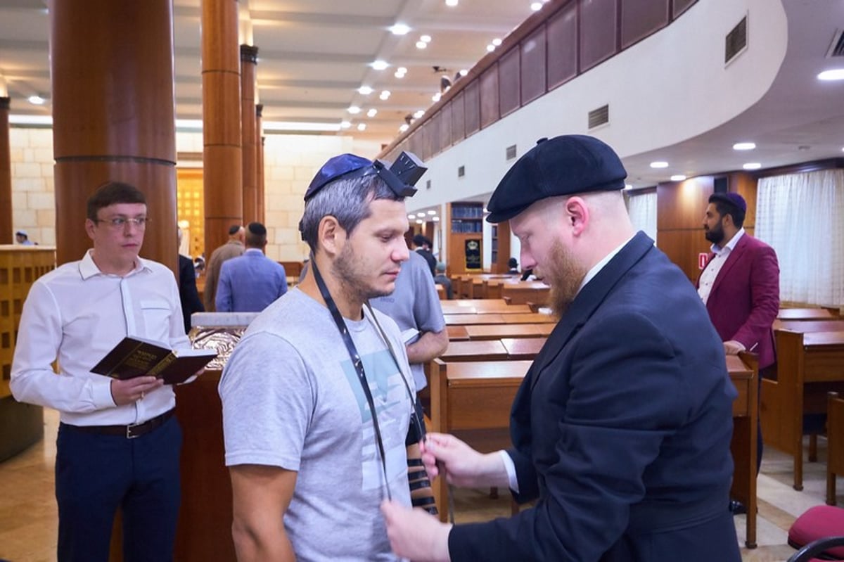 ערב ראש השנה בקהילה היהודית במוסקבה