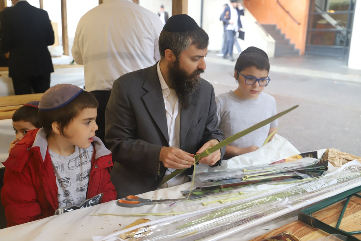 תיעוד מיוחד: ההיערכות לחג הסוכות בפריז • צפו