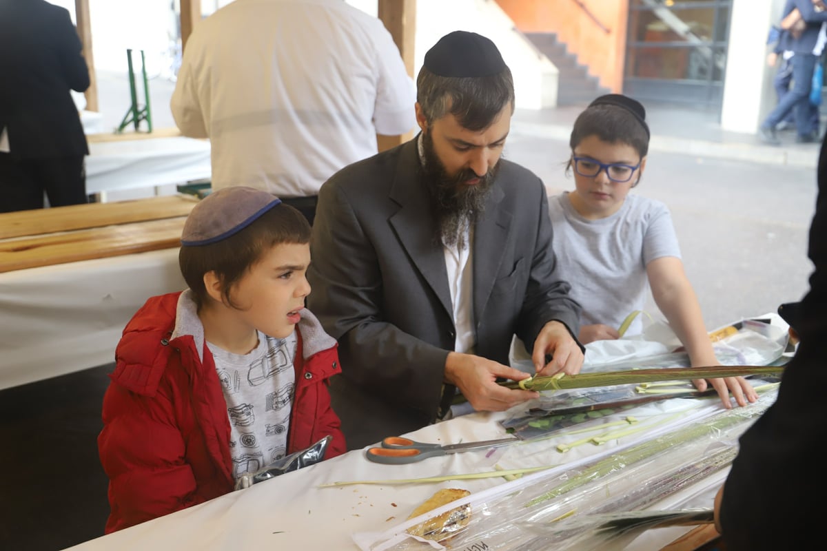 תיעוד מיוחד: ההיערכות לחג הסוכות בפריז • צפו