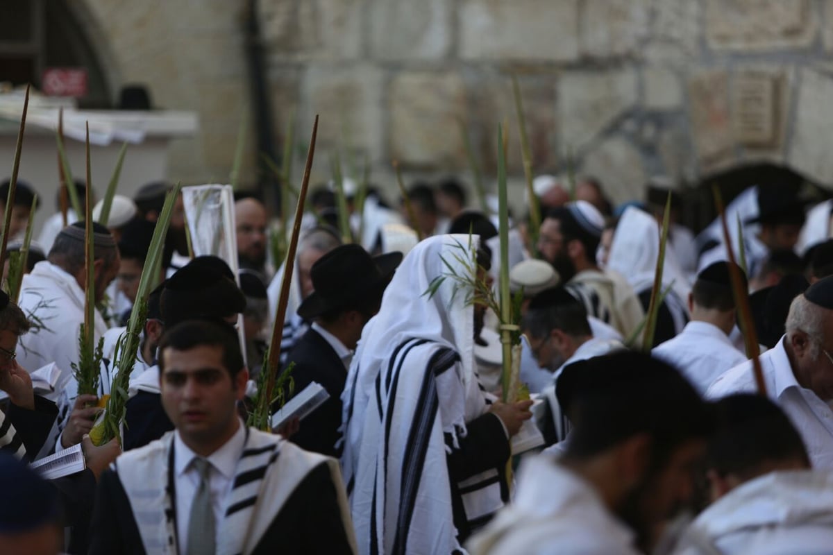 תיעוד: ברכת כהנים של שחרית - בכותל המערבי. צפו