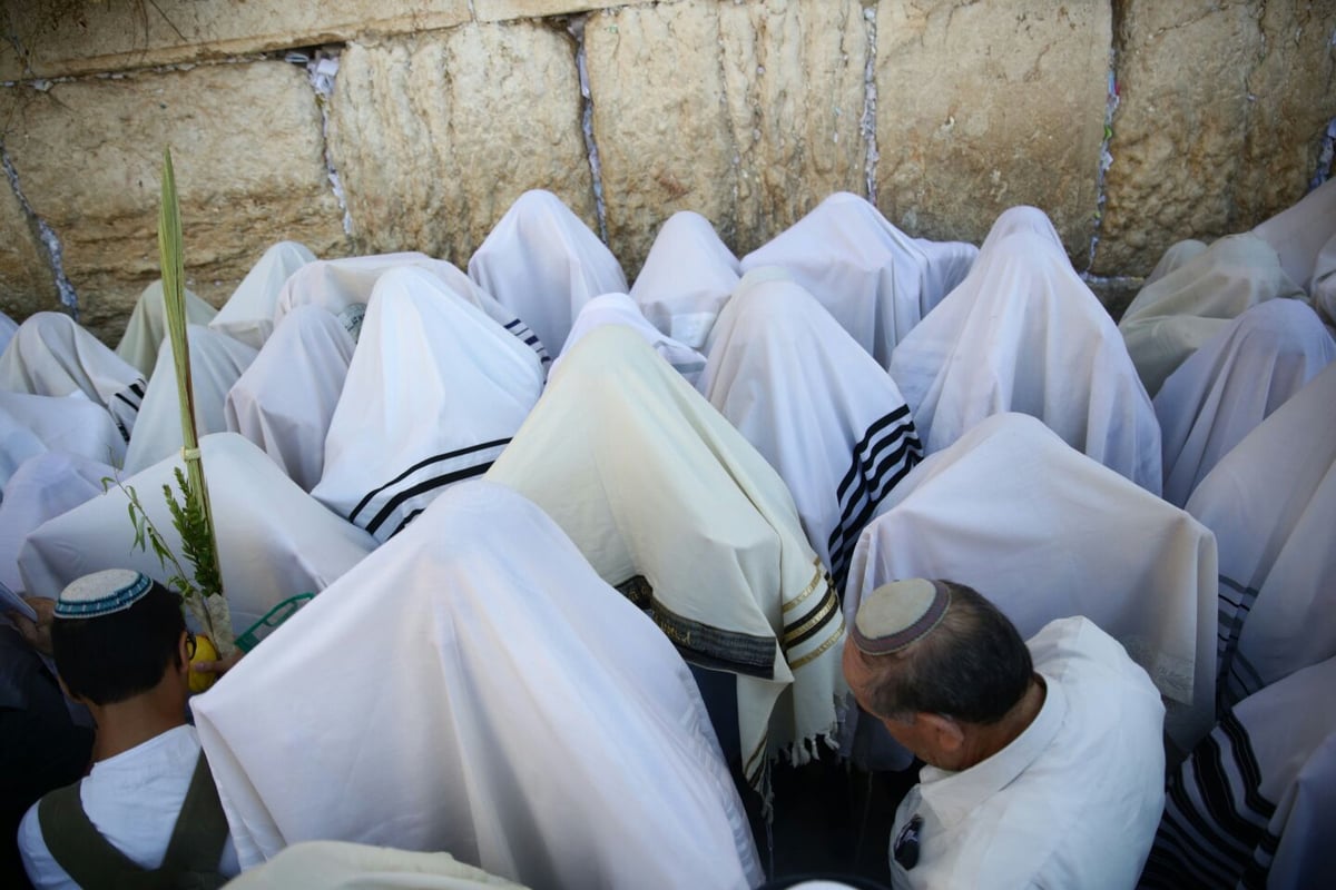 תיעוד: ברכת כהנים של שחרית - בכותל המערבי. צפו