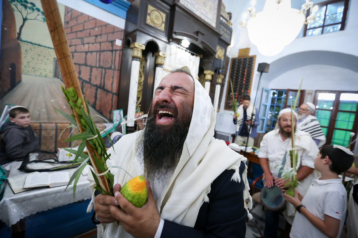 צפת: תפילה חגיגית בבית הכנסת "אבוהב" • צפו