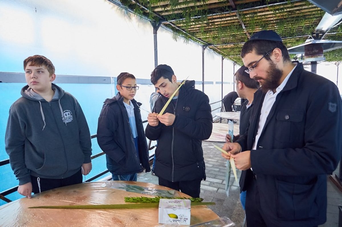 כך נראה חג הסוכות במוסקבה. גלריה