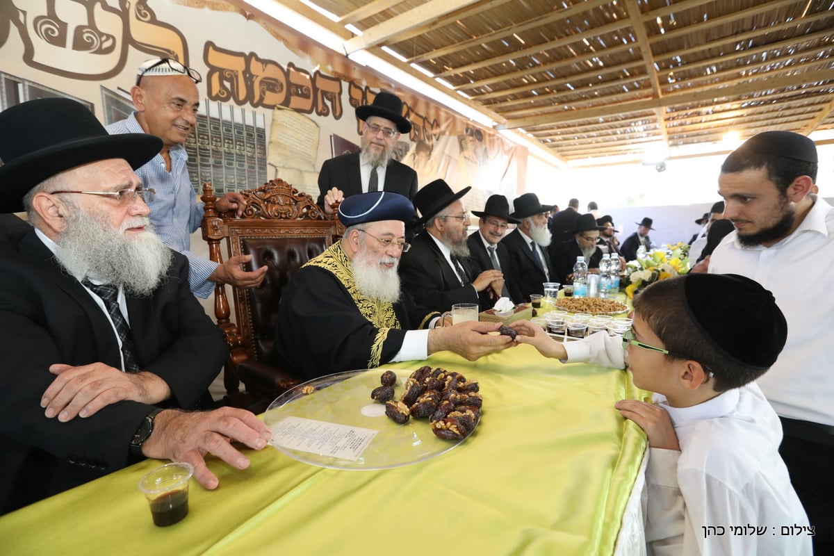 אלפים הקבילו את פני הגר"ש עמאר. תיעוד