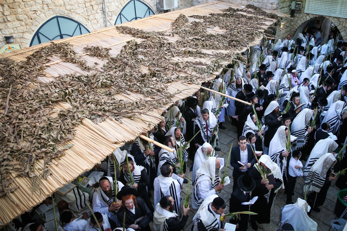 צפו בתיעוד: הושענא רבה במירון ובצפת