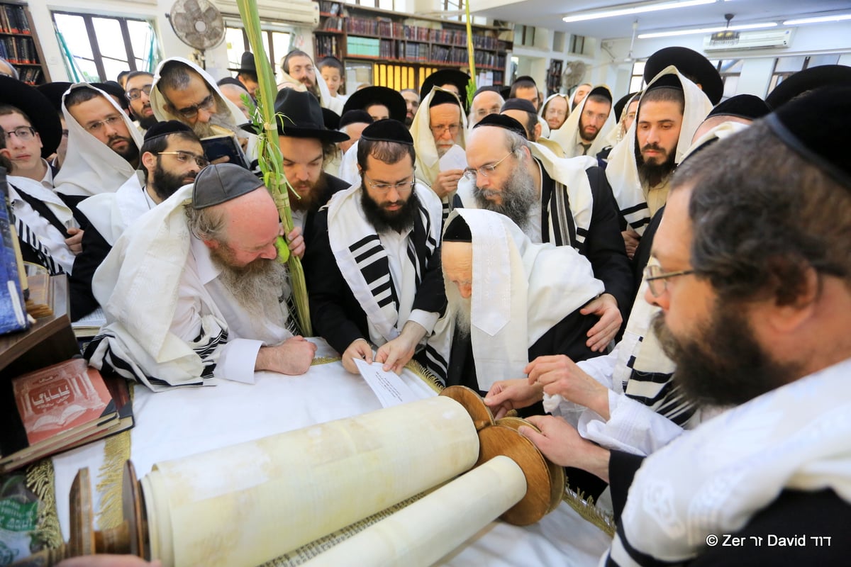 מרן הגר"ח קנייבסקי בהושענא רבה • תיעוד