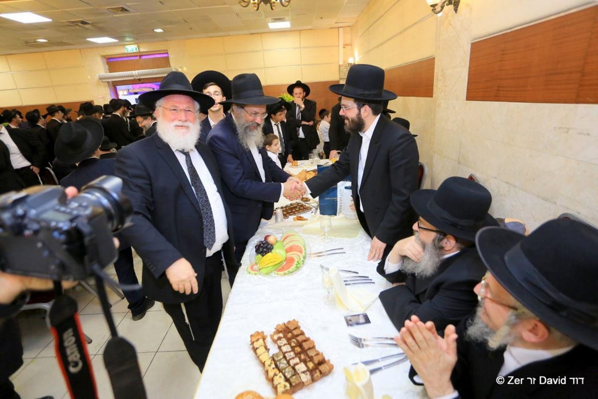 תיעוד ענק: שמחת בר המצווה לנין שר התורה