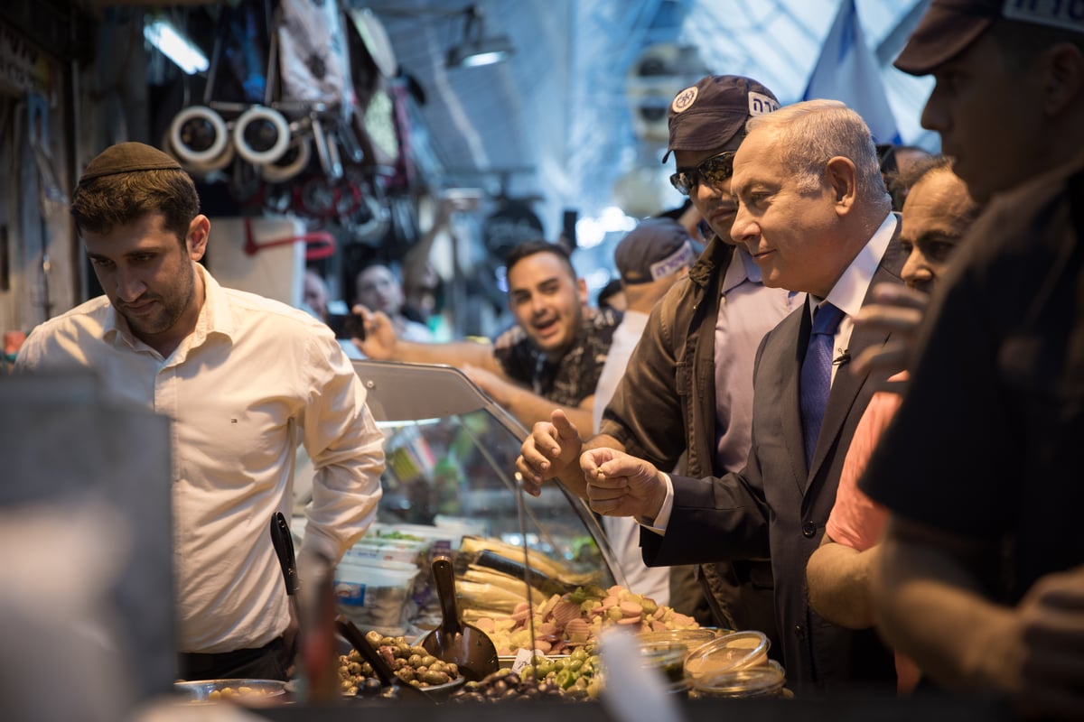 סיירו בשוק: נתניהו הפגין את תמיכתו באלקין