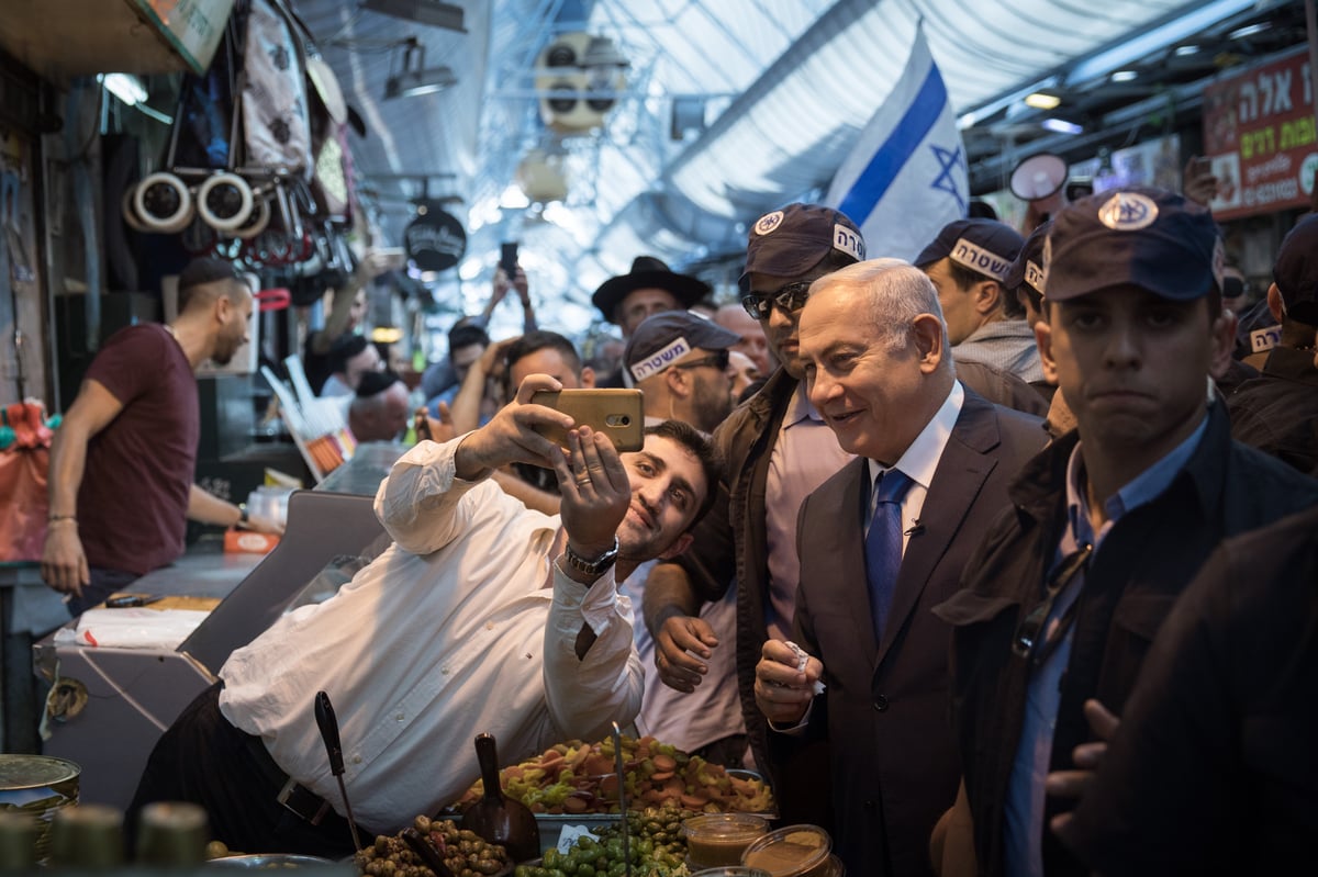 סיירו בשוק: נתניהו הפגין את תמיכתו באלקין