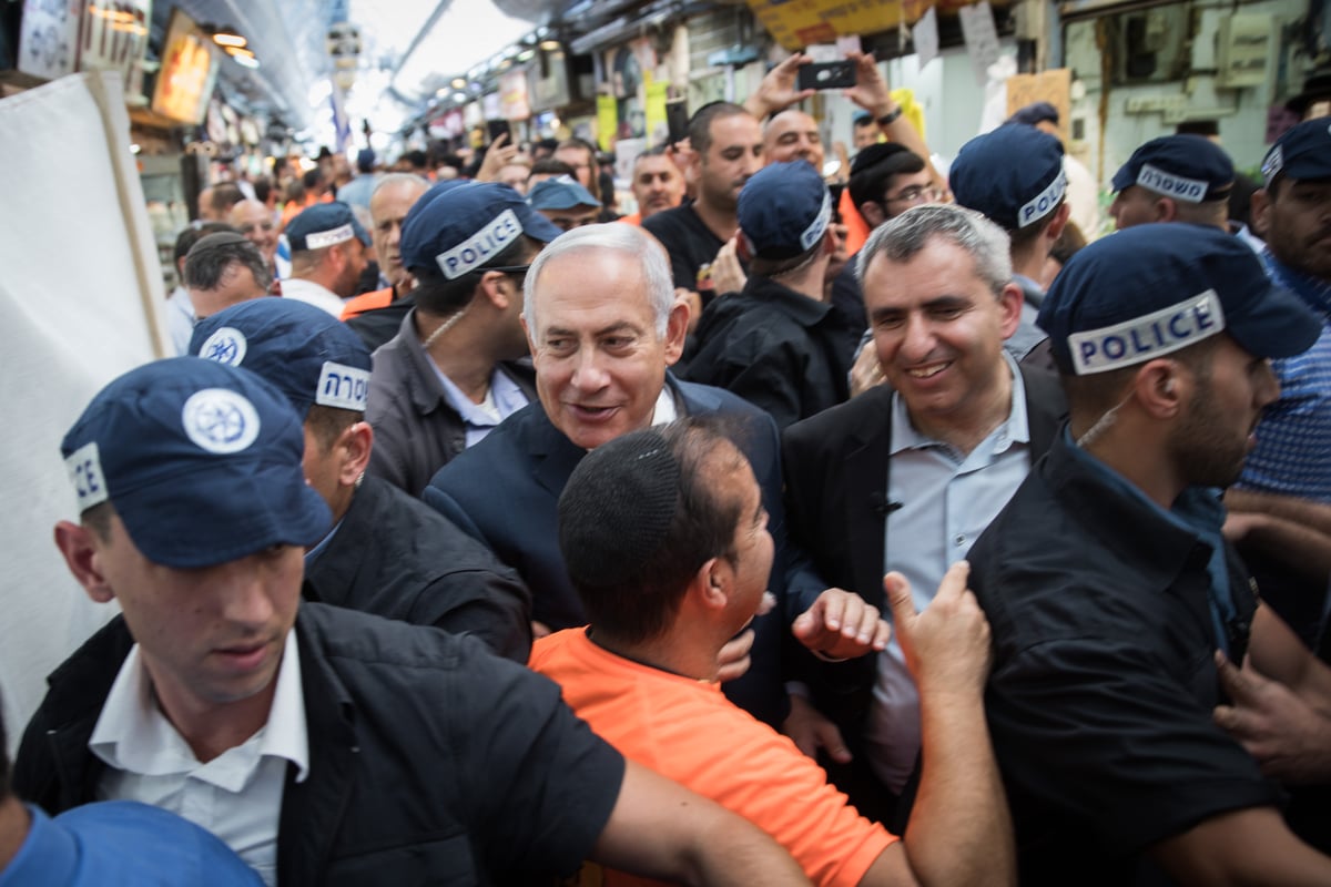 סיירו בשוק: נתניהו הפגין את תמיכתו באלקין