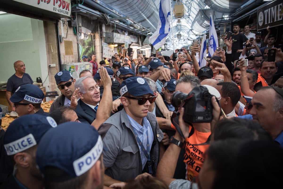 סיירו בשוק: נתניהו הפגין את תמיכתו באלקין