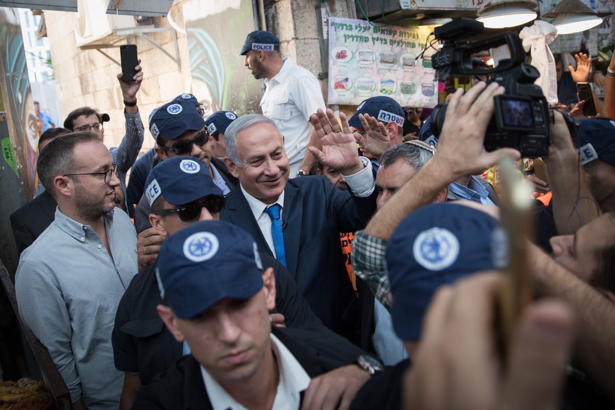 סיירו בשוק: נתניהו הפגין את תמיכתו באלקין