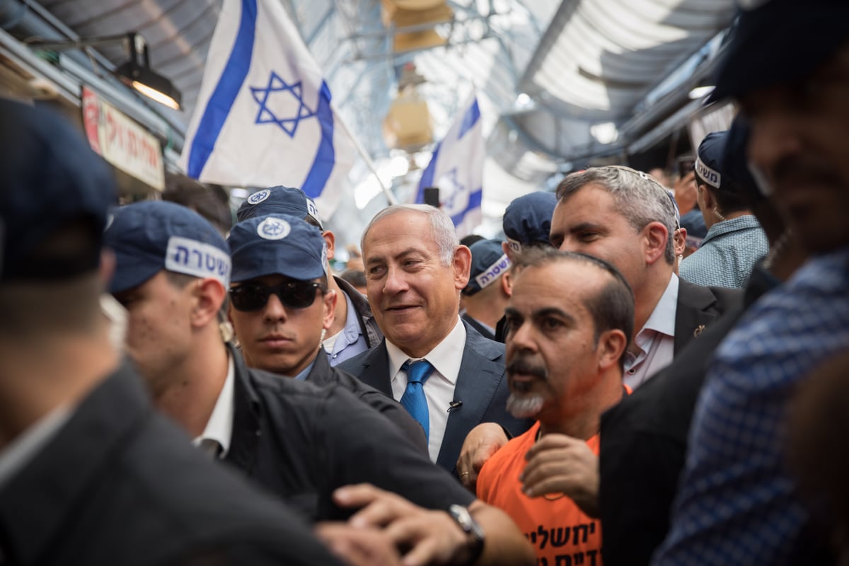 סיירו בשוק: נתניהו הפגין את תמיכתו באלקין