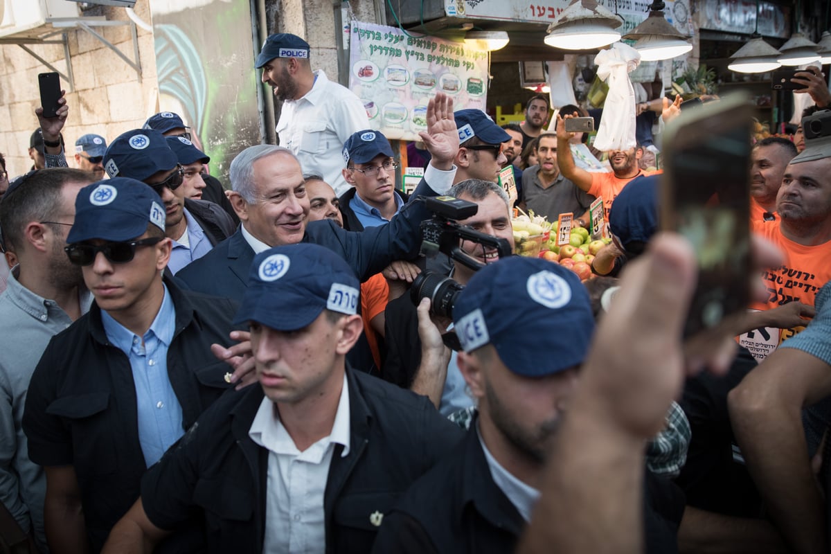 סיירו בשוק: נתניהו הפגין את תמיכתו באלקין