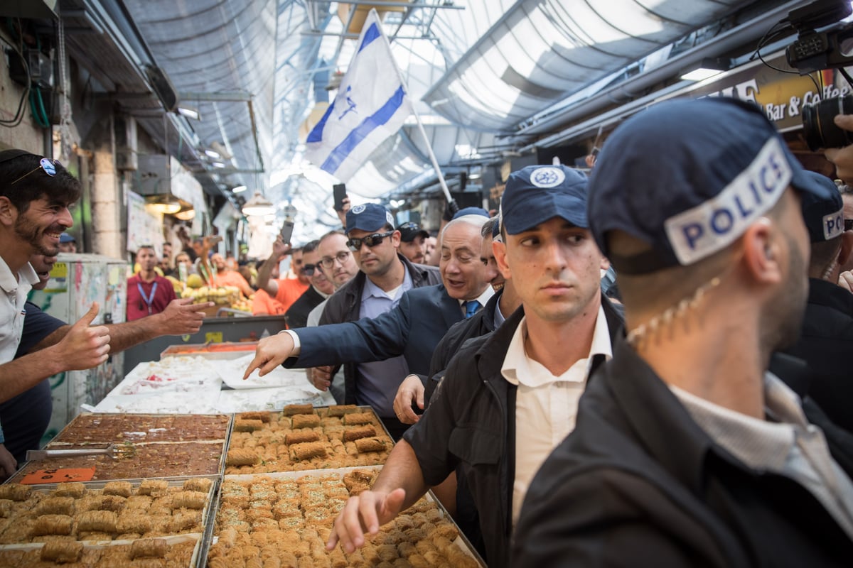 סיירו בשוק: נתניהו הפגין את תמיכתו באלקין