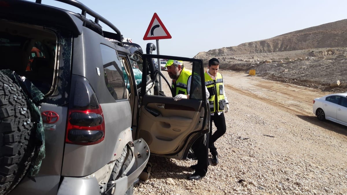 המשפחה נמחקה: 8 הרוגים בתאונה מחרידה ליד ים המלח