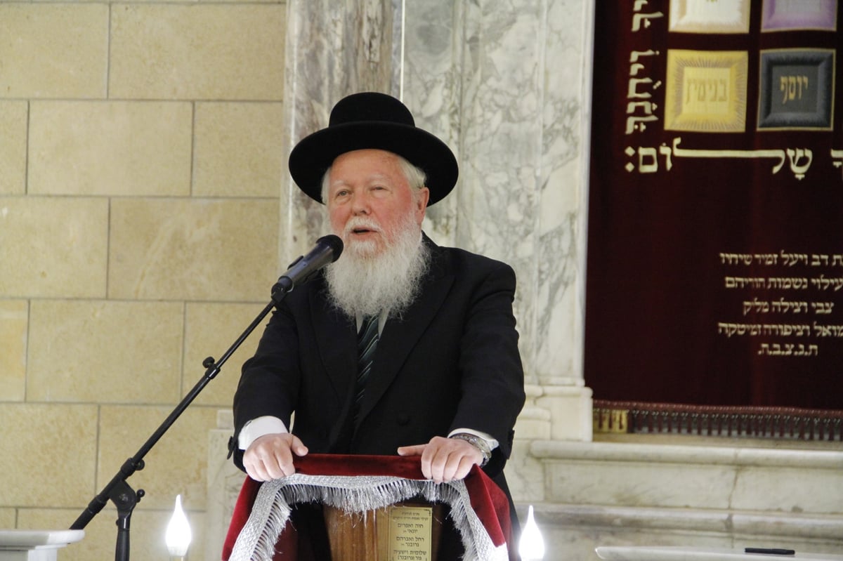 עצרת במלאות השבעה לפטירת השר דוד אזולאי