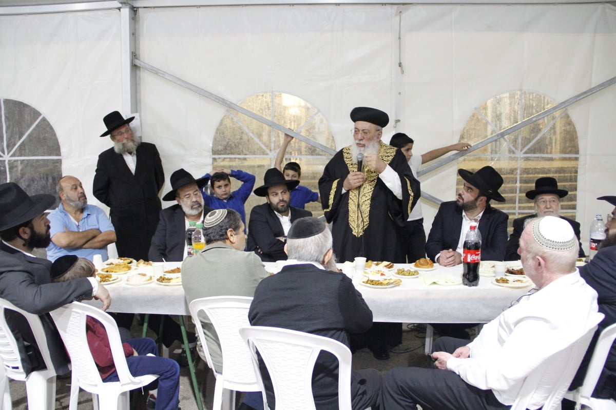 עצרת במלאות השבעה לפטירת השר דוד אזולאי