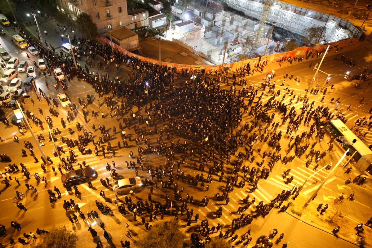 30 עצורים בהפגנה הסוערת של "הפלג" בכניסה לירושלים