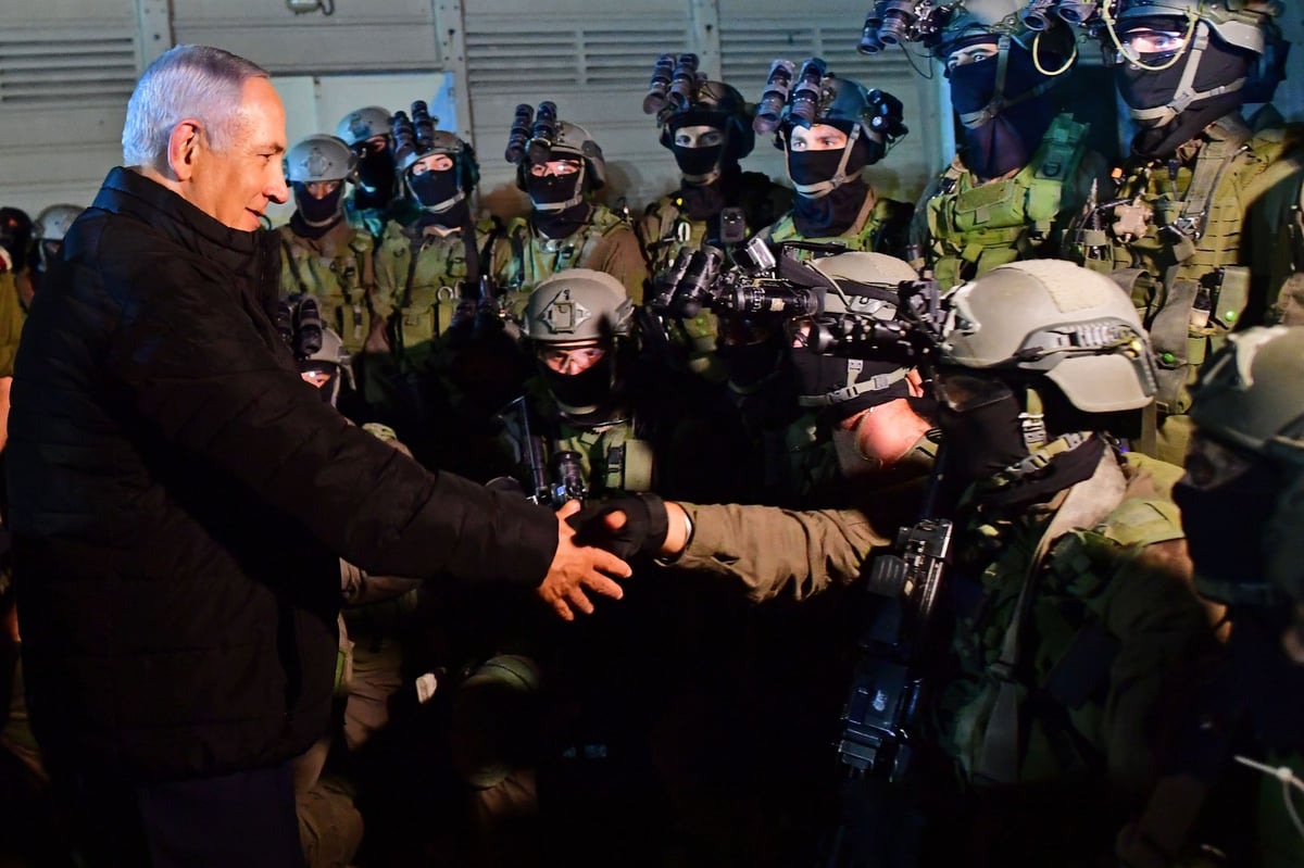 נתניהו ביקר בתרגיל עוצבת הקומנדו: "אתם המכבים"