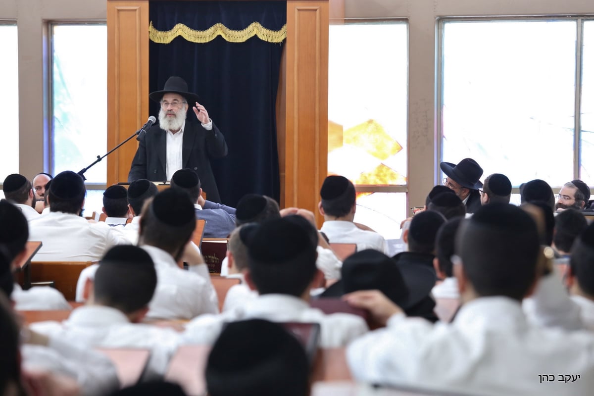 בישיבת "תורת דוד" ספדו למרן הרב שטיינמן זצ"ל