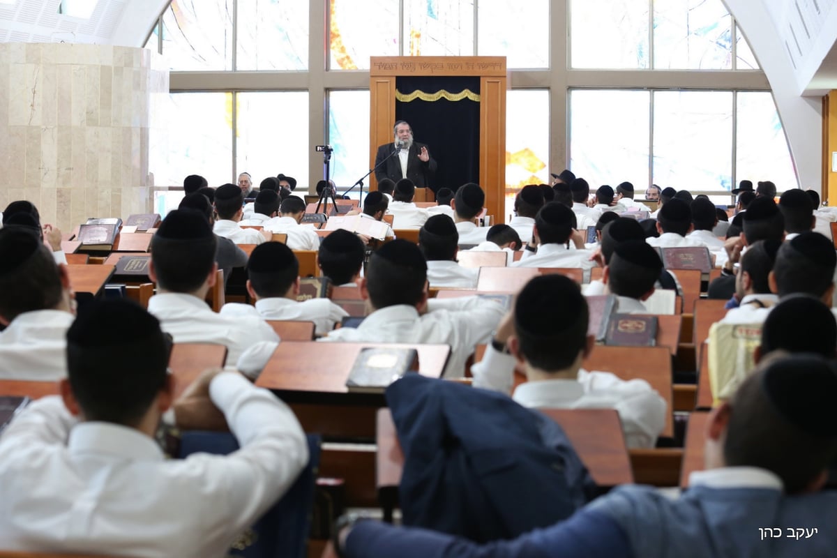 בישיבת "תורת דוד" ספדו למרן הרב שטיינמן זצ"ל