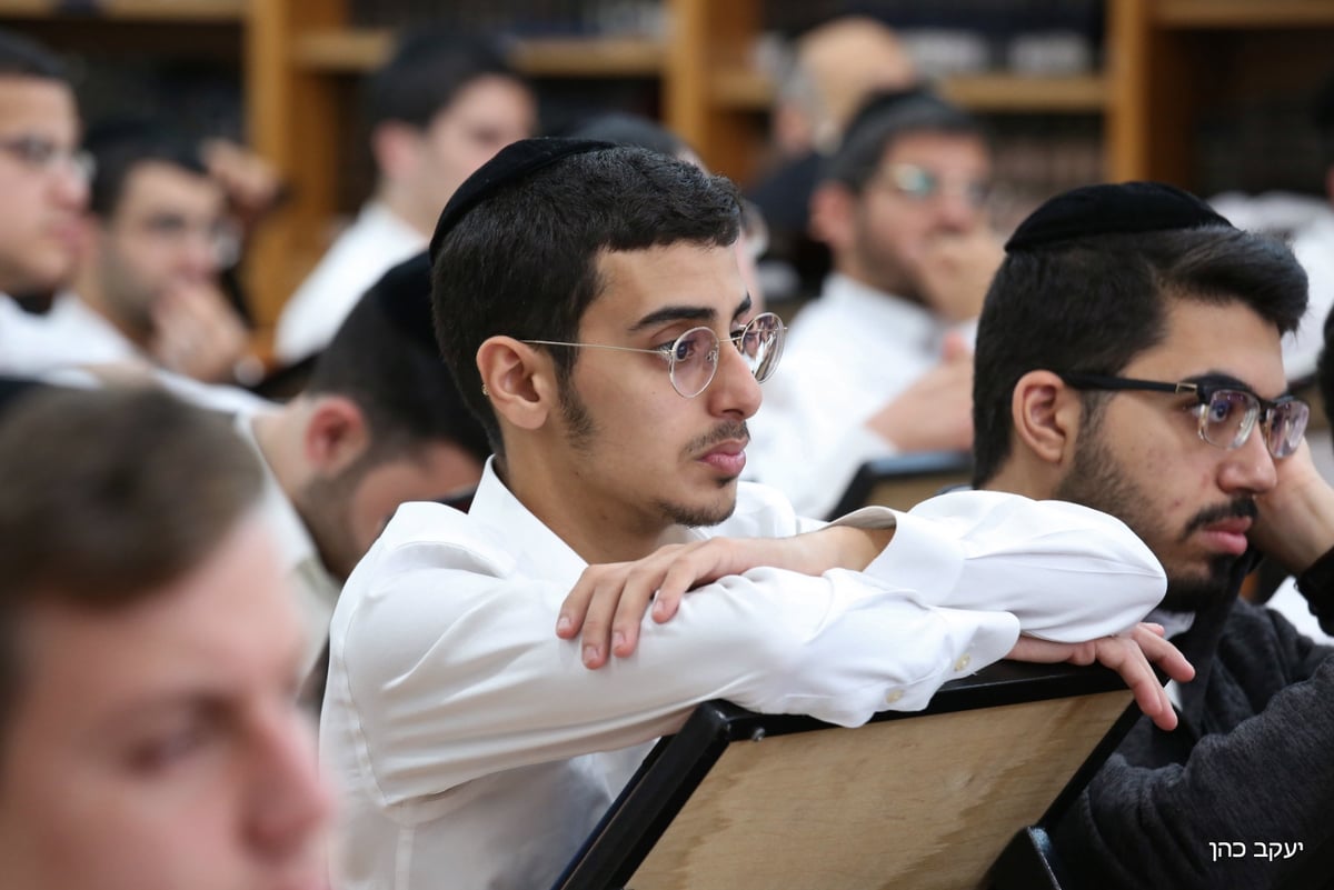 בישיבת "תורת דוד" ספדו למרן הרב שטיינמן זצ"ל