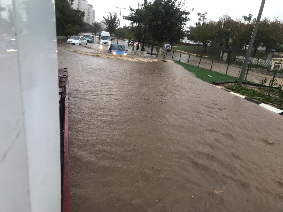 הצפות בראשון לציון, קרדיט: חדר מצב ארצי