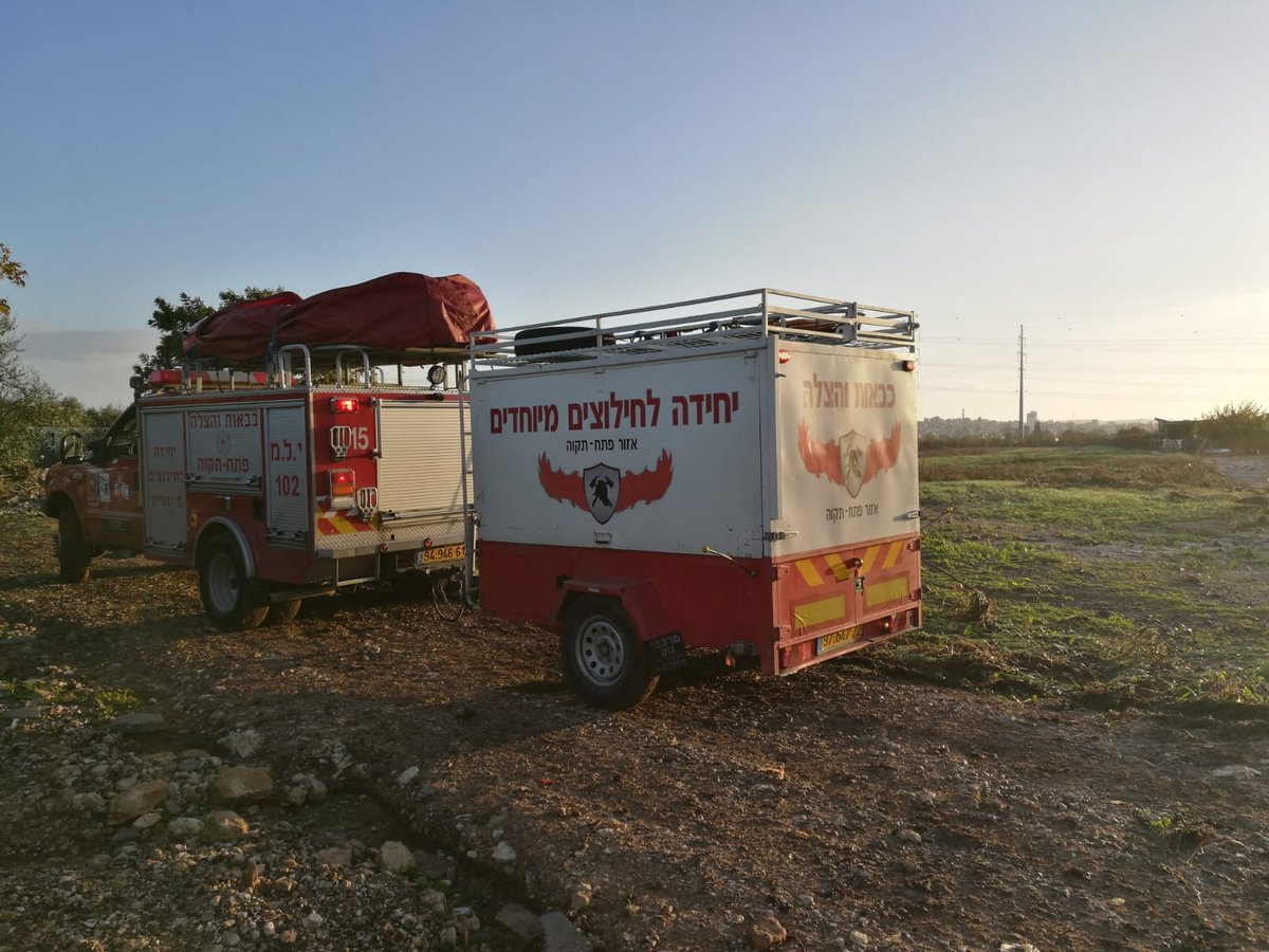 חשש שאדם נסחף בשיטפונות • צפו בחיפושים