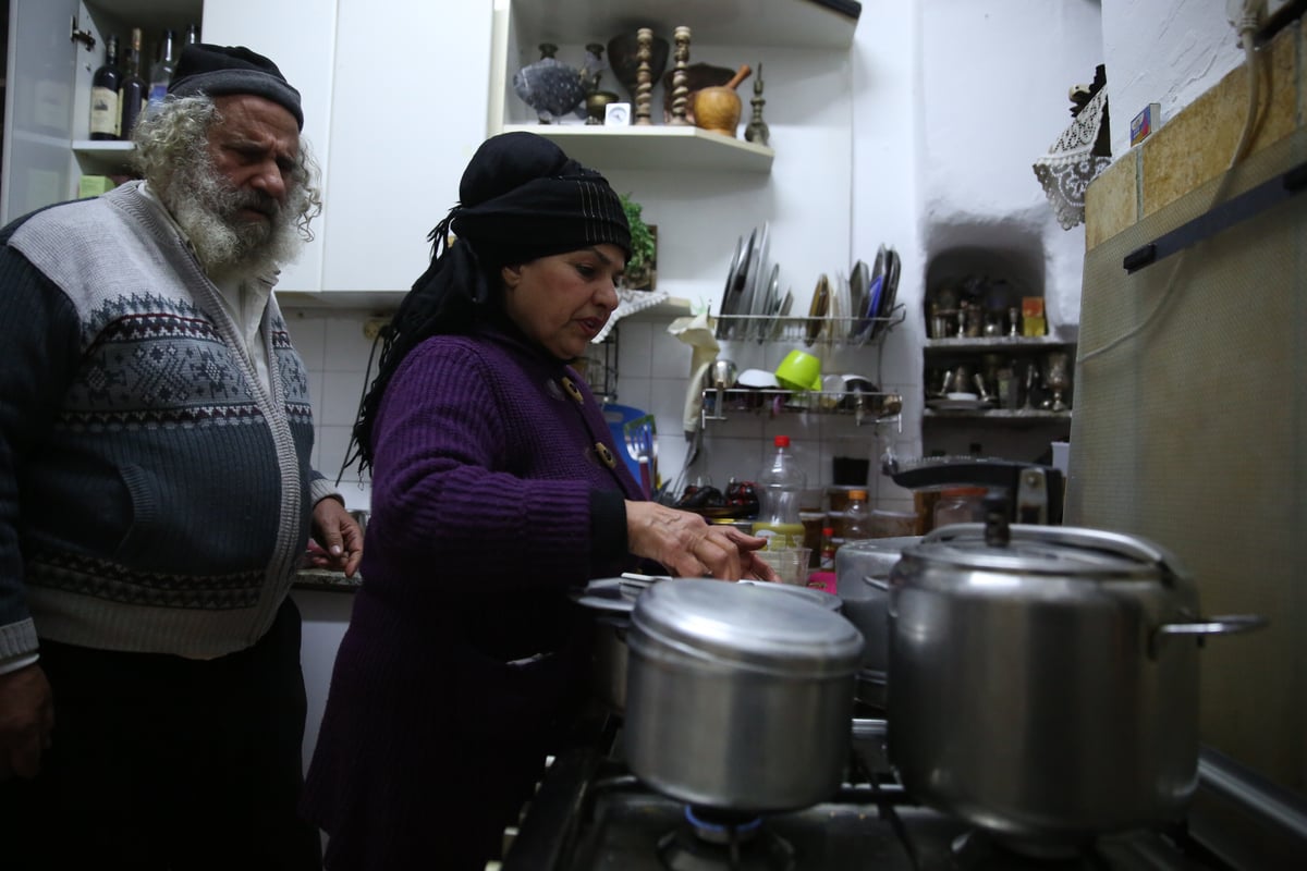 האוכל הטעים של בני הזוג התימנים מהשוק