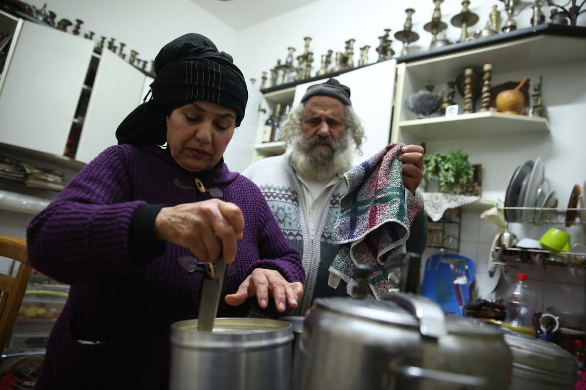 האוכל הטעים של בני הזוג התימנים מהשוק