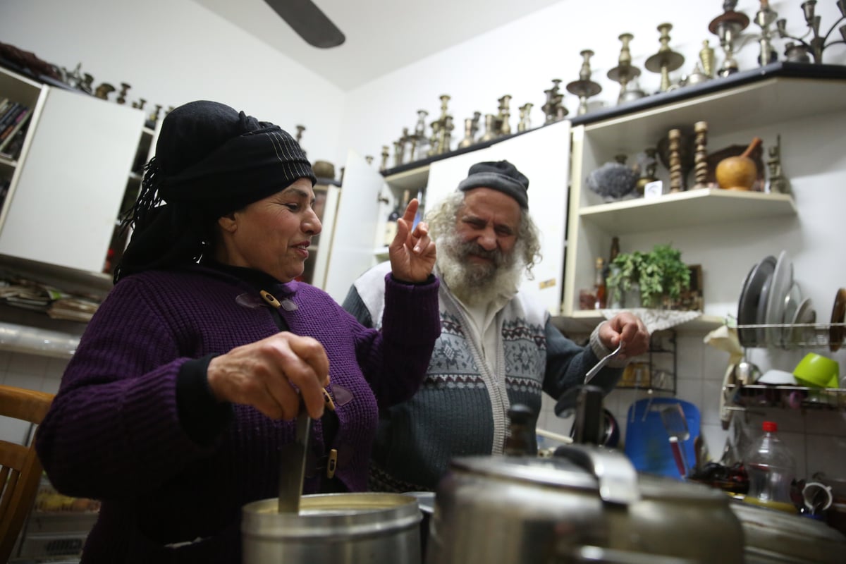 האוכל הטעים של בני הזוג התימנים מהשוק