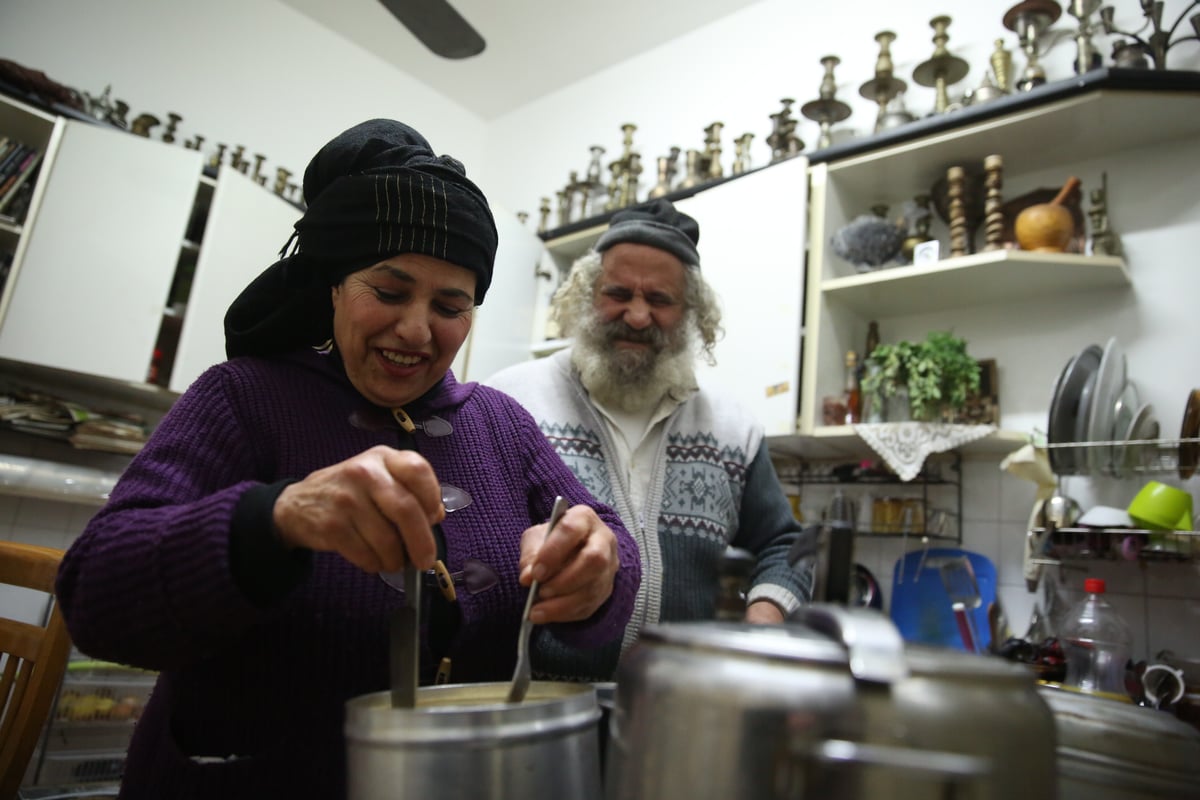 האוכל הטעים של בני הזוג התימנים מהשוק