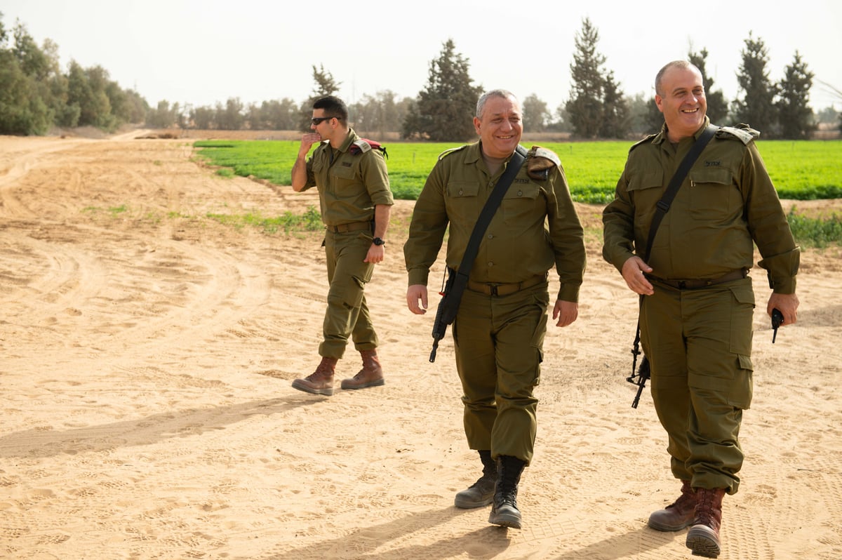 ביקור הרמטכ"ל באוגדת עזה