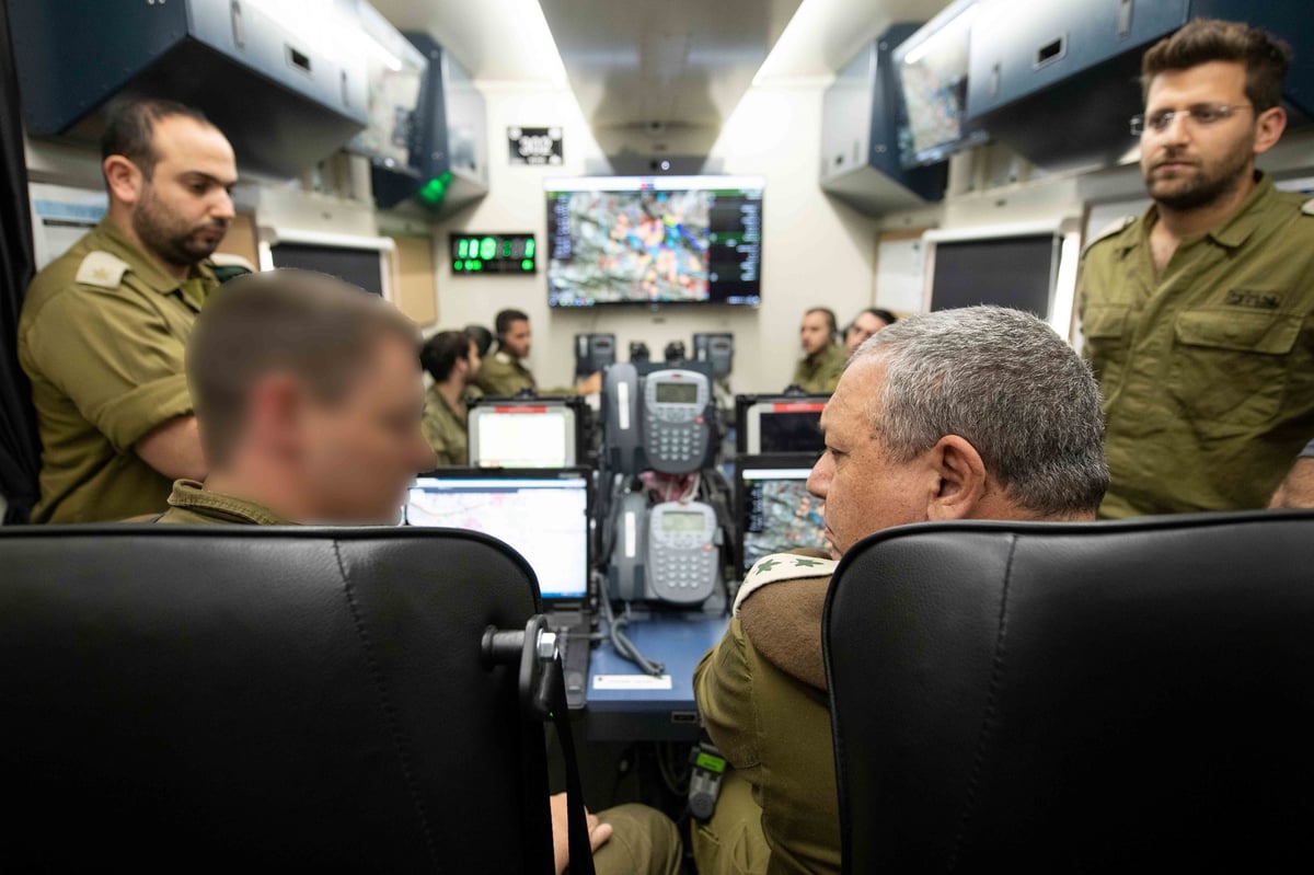 ביקור הרמטכ"ל במעבדת הקרב של חטיבת "גולני"