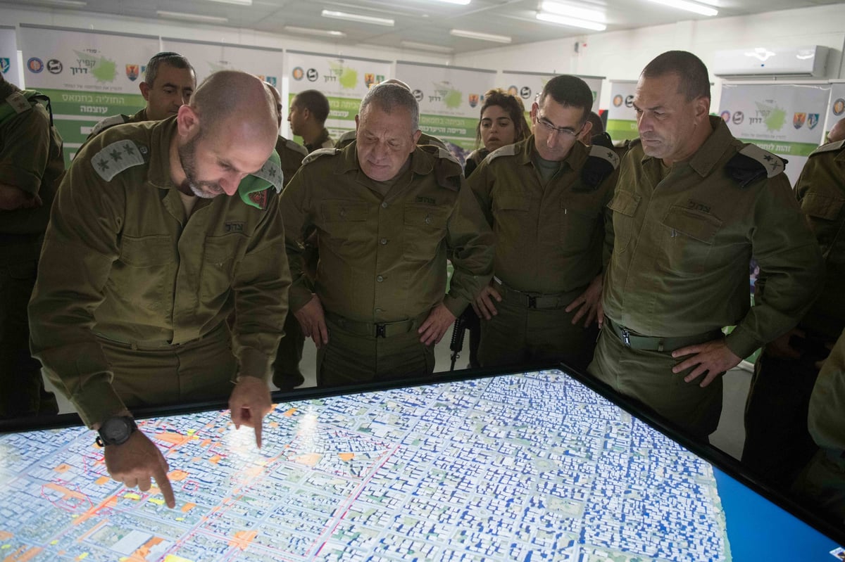 הרמטכ"ל בתכנון אופרטיבי על רצועת עזה