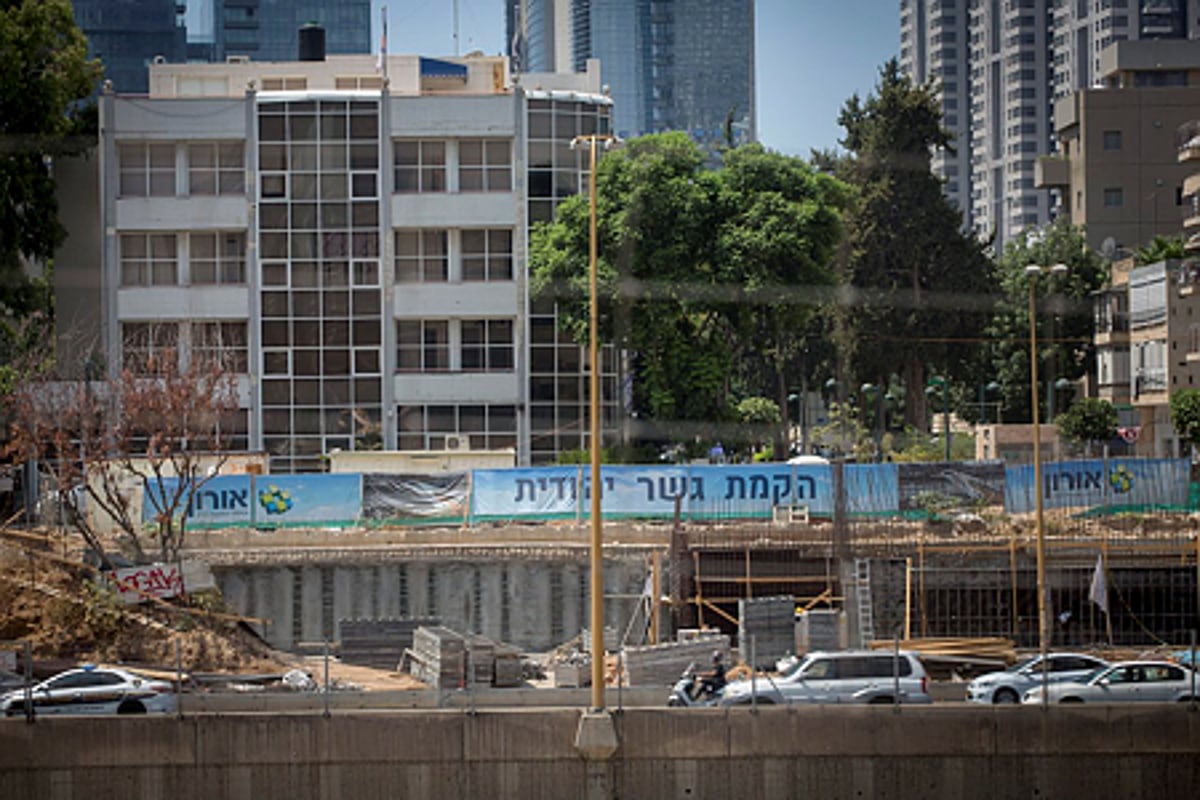 אתר הבנייה של 'גשר יהודית'