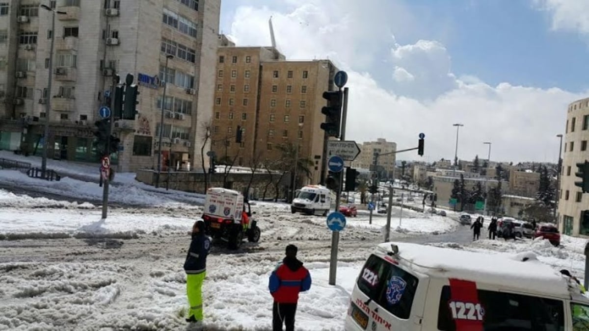 איחוד הצלה סיים את ההיערכות לקראת שלג