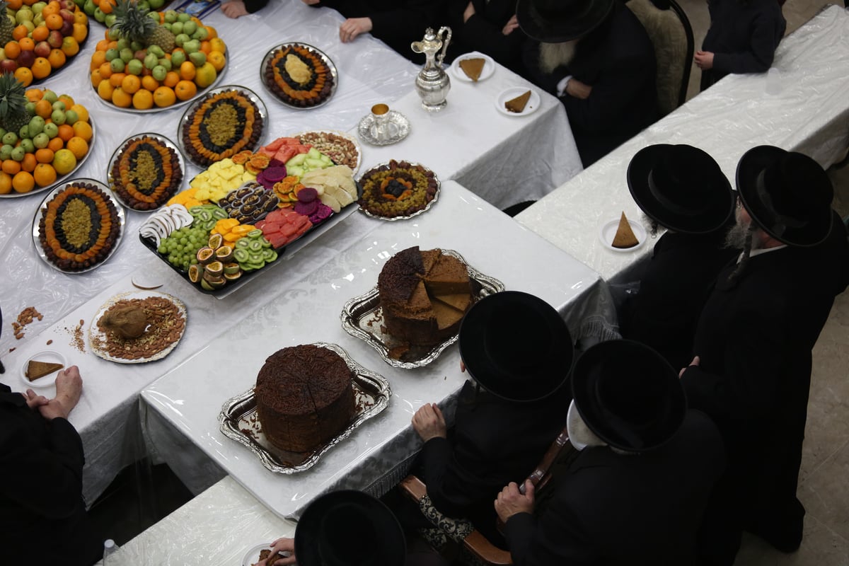 'טיש הפירות' בחסידות זוועהיל בי-ם • גלריה